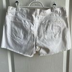 Old Navy White Jean Shorts with Frayed Hem (Diva) Photo 2