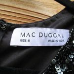 Mac Duggal  5776 Womens HIGH NECK DRESS W/ CRYSTAL FRINGE DETAIL Photo 12