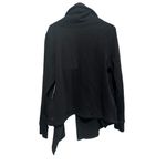 Zella Z by  Black Cowl Neck Shooting Star Cardigan Sweatshirt, NWT Photo 4