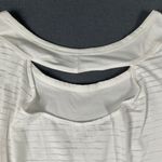 Handful Womens XS White‎ Long Sleeve Athletic Workout Pullover Top Burnout Light White Photo 6