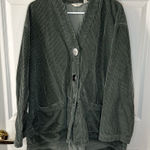 J. Jill Green Wide Wale 100% Cotton Corduroy Shaket Blazer Size XL Photo 0