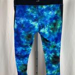 C9 Champion DuoDry XL Tie Dye Abstract Boho Crop Leggings Summer Aqua Water Photo 1
