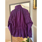 FILA Women's Purple Track Jacket Size M Photo 2