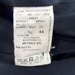 Armani Collezioni Italy Size 8 Ruffle Collar Blazer Jacket - Capsule Neutral Photo 5