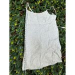 Brandy Melville  Cottagecore MADE IN ITALY White Blue Mini Dress Sz Small Photo 5