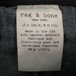 Rag and Bone Lace-Up Skinny High Rise Jeans Black Coal Size 26 Photo 7