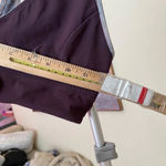 Lululemon  reversible retreat bra size 4 new sugar crush purple‎ blue Photo 8