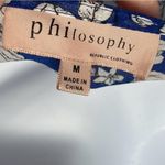 Anthropologie 2/$30 Philosophy Floral Print Chiffon Long Sleeve Blouse Top VNeck Photo 7