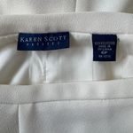 Karen Scott Vintage ‘00s  Ivory Pencil Maxi Skirt w/ Back Slit Photo 7