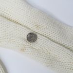 Vintage 60s Floral Embroidered Knit Cardigan Sweater Size L Photo 4