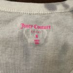 Juicy Couture white & gray tie dye ribbed tank top size M NWT Photo 2