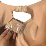 Comfelie Zero Gravity Sculpt Plunge Mesh Bra In Nude Beige Size 3XL Tan Photo 4