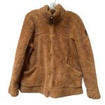Free Country Sherpa Teddy Fleece Jacket – Women’s L Brown Zip Up Photo 0