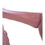 Ambiance Apparel Ambiance Maternity Long Sleeve Rose Pink Sheer Ruched Crewneck Comfort Size M Photo 5