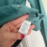 Boden Green cardigan crop neck sweater long sleeve Size 6 Photo 2