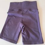 Athleta  Biker Shorts Lilac Women Ribbed Athletic High Rise SZ S Photo 1
