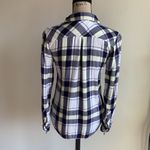 Rails  Hunter Navy and Yellow Flannel Size Small Photo 7
