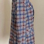 Last One❣️Women's Casual Long Sleeve Lapel Button Slim Work Office Plaid Blazer Jacket Size M Photo 7