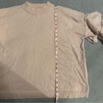 Mud Pie  Tiered Ruffle Sleeves Sweater pale pink size L Photo 5