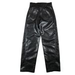 Denim Forum Aritzia The Farrah Faux Leather Pants 25 Black Photo 2