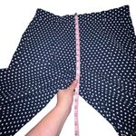 Michael Kors MICHAEL  BLUE WHITE POLKA DOTS PALAZZO CROPPED WIDE‎ LEG PANTS Sz 10 Photo 5