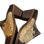 Corral Vintage Western Slip On Tooled Leather Mules, Sz 7.5 Photo 6