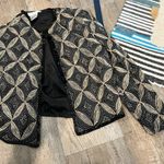 Pappell Boutique beaded cardigan small Black Photo 2