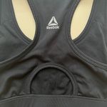 Reebok Black Holographic Logo Sports Bra Photo 4