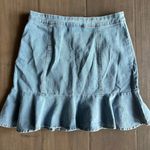 Entro Ruffle Denim Skirt Photo 0
