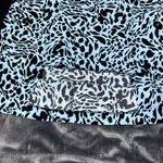 Jamie Sadock Golf Skirt 8 Blue Black Animal Print Pockets Zipper Stretch Photo 7