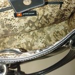 wilson's leather Laptop Tote Bag Black Snake Print Set Adjustable Strap Accessori Photo 10