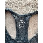 Nike  Women's Gray Racerback Tank Top Standard Dri-FIT Gym Yoga Sleeveles… Photo 4