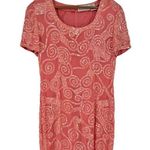 Oleg Cassini Black Tie Peachy Pink Sequin Beaded Mini Dress Embellished size 12 Photo 0