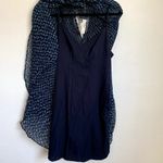 Madewell NWT Crinkle Georgette Mini Dress in Blue Floral NO123 Photo 11