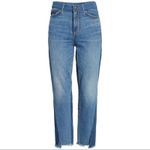 Sam Edelman Mary Jane Fringe Hem Contrast Jean Size 25 Photo 5