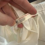 Free People Movement  High-Rise Utility Pants White Size Medium NWT Photo 4