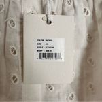 Jennifer Grace  Eyelet Sleeveless Smocked Tunic Tank Ecru Sz XL NWT Babydoll Boho Photo 3