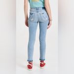 Mother Superior Rascal Ankle Undone Hem Jeans In Vacation Temptation Size 30 Blue Photo 3