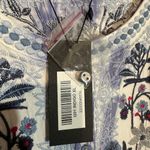 APNY Blue White Tie Dye Embroidered Pullover Top Birds Flowers NWT New XL Photo 14