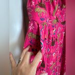 Torrid Hot Pink Tie Front Culotte Jumpsuit Jungle Leopard Print Plus Size 1X Photo 8