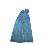 Rachel Rachel Roy Blue Denim Cutout Midi Dress Button Front Spaghetti Strap XS Photo 4