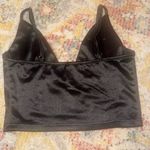 Black Satin Bustier Top Photo 3