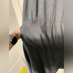 Cuddl Duds , gray, long sleeve ,midi, zip neck, mock turtleneck dress. XL Photo 1