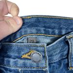 LF  Carmar Denim Y2K Pointed Hem Button Mini Skirt in Blue Size 29 Photo 2