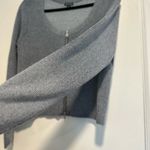 Wild Fable Women's XXL Zip-Front Navy & White Ribbed Cardigan Thick Sweater. Photo 11