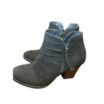 Paul Green NWT‎  Women 6 Malibu Sliced Zip Bootie Black Leather Suede Heels Photo 5