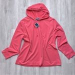 Karen Scott  Pink Hooded Sweatshirt L Photo 1