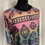 Avery Apparel Company Women’s Aztec Southwest Sweatshirt Tunic Pullover Sz M EUC Size M Photo 3
