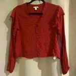 Amuse Society Women’s Red   Blouse Photo 0