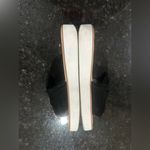 Seychelles  Coast Platform Black Bow Sandals Slides Sz 9 made in Italy resort Photo 3